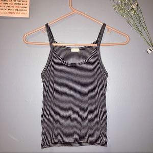 Brandy Melville Cropped Stripe Tank